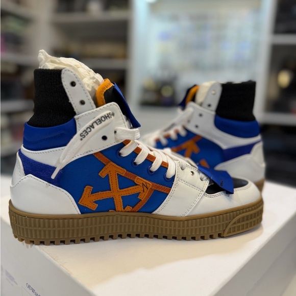 Off-White 3.0 Off-Court Sneakers in Blue and White NEW - Picture 7 of 11